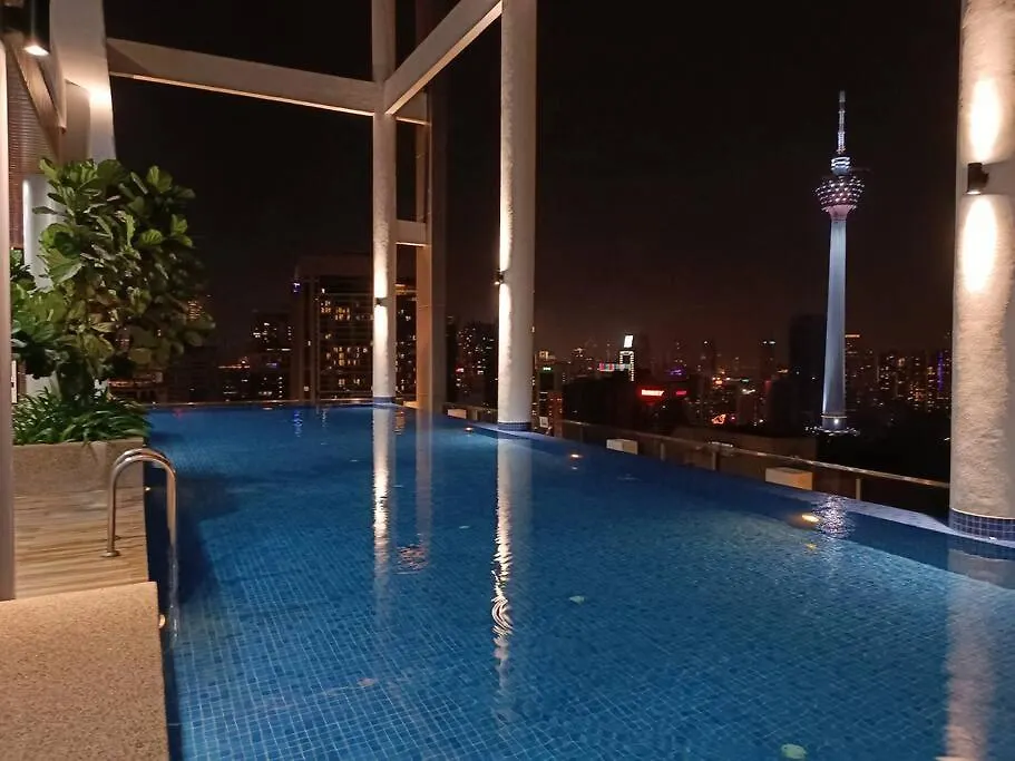 Lux 39A Balcony Klcc View 1 Bedroom Infinity Pool Kuala Lumpur Lejlighed
